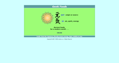 Desktop Screenshot of genkifoods.com